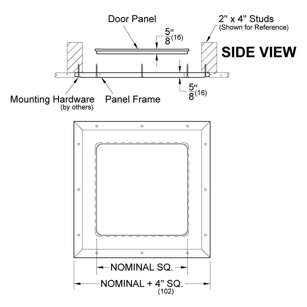 Covert Access Panel- Elmdor