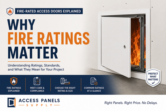 Fire-Rated Access Door Ratings Explained (150/250/350/450 FR)
