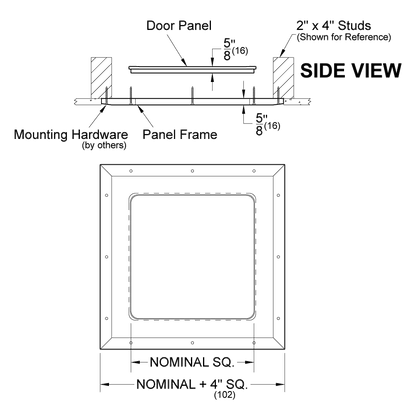 Covert Access Panel- Elmdor